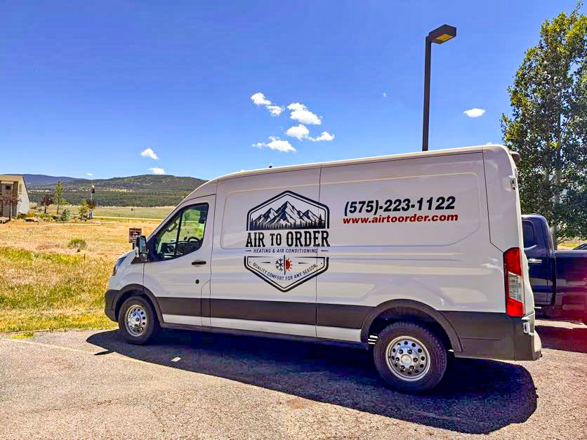 Air to Order service van in Angel Fire, NM